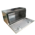 Custom SUS304 stainless steel drop down door underbody truck tool boxes with tool box mounting brackets
